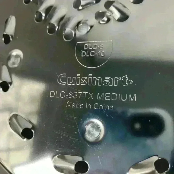 Cuisinart Prep 11 Plus Custom‎ 11 DLC-837TX Medium Disc For DLC-8 DLC-10 OEM - Picture 2 of 7